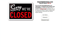 Tablet Screenshot of blueridgebreezes.com